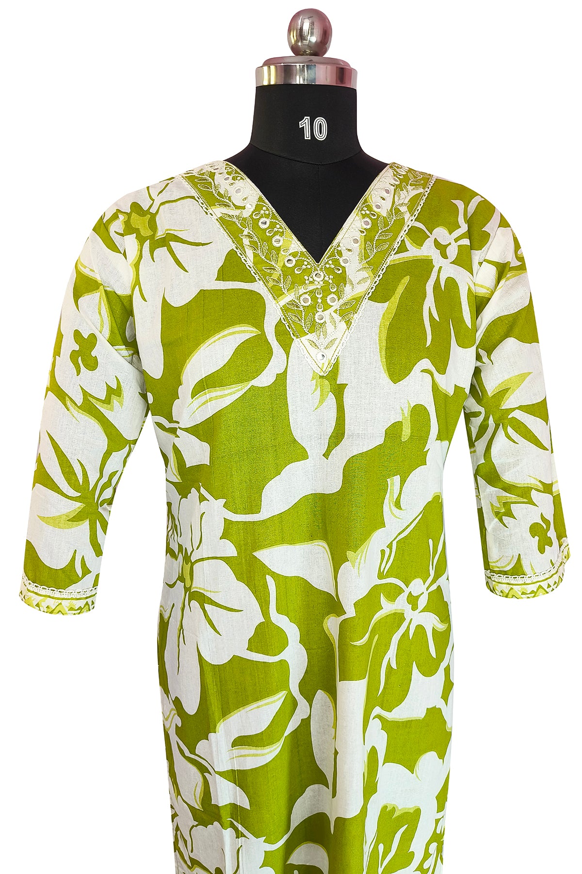 3\4 sleeve Kurta & pant Cotton Fabric