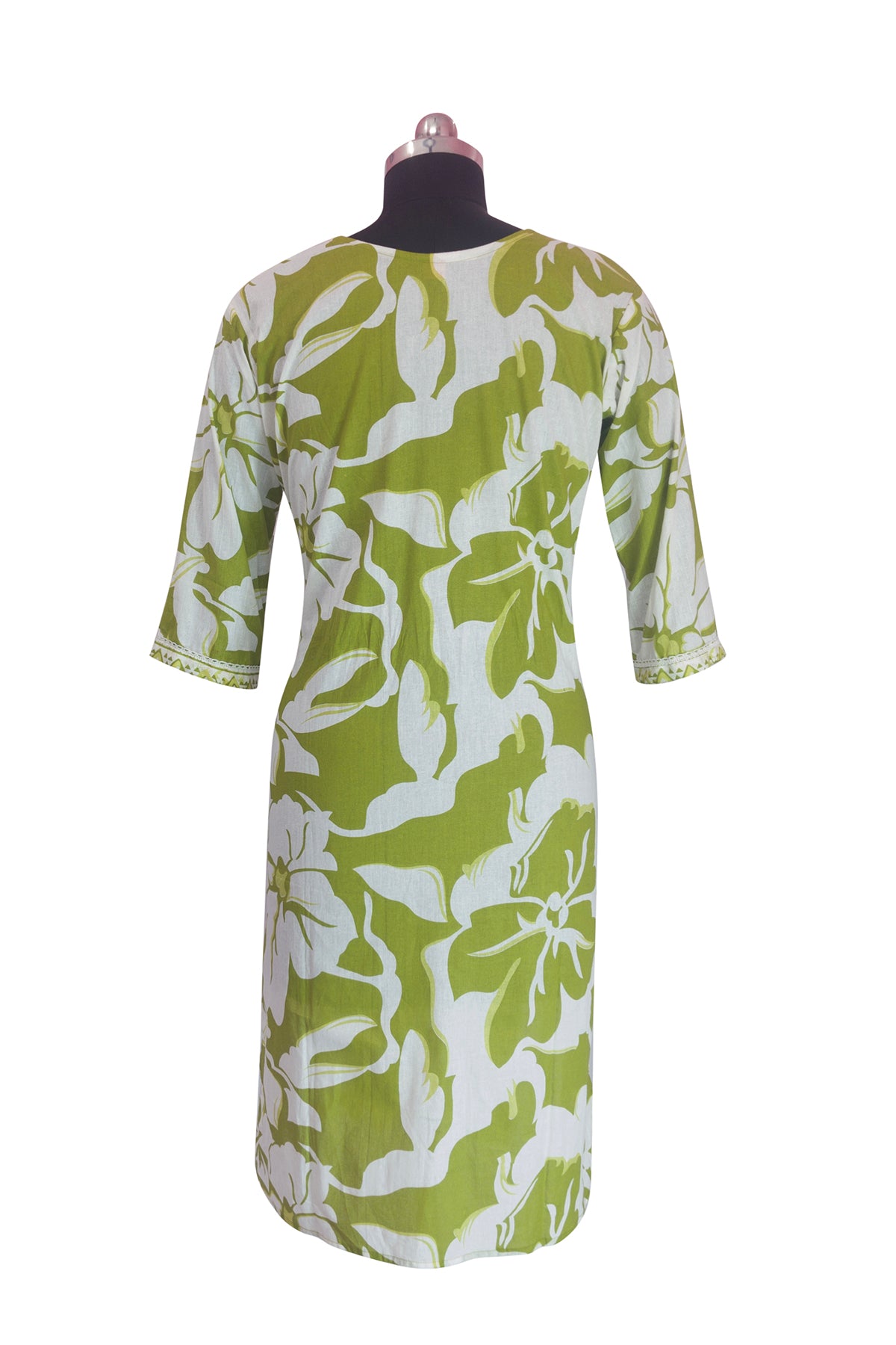 3\4 sleeve Kurta & pant Cotton Fabric