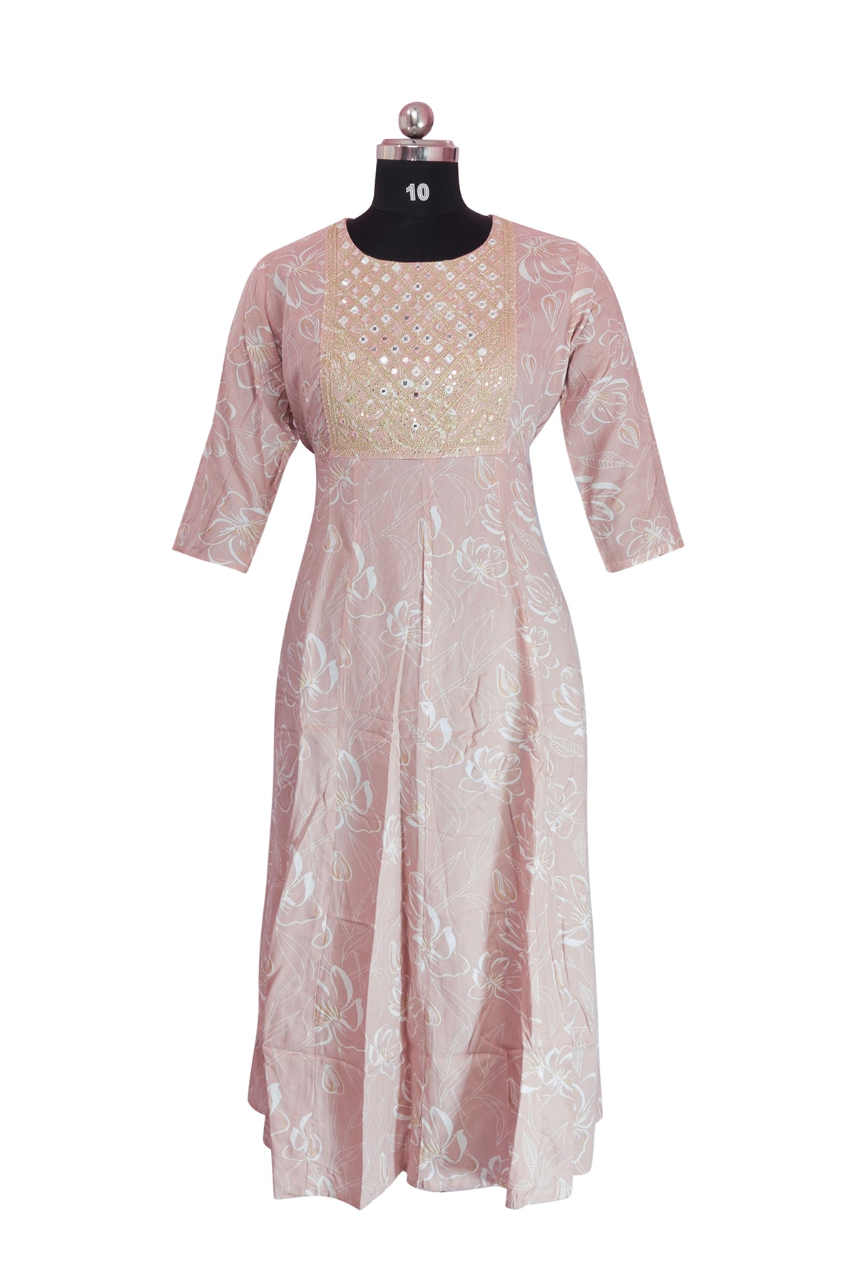 3\4 sleeve Kurta Rayon Fabric