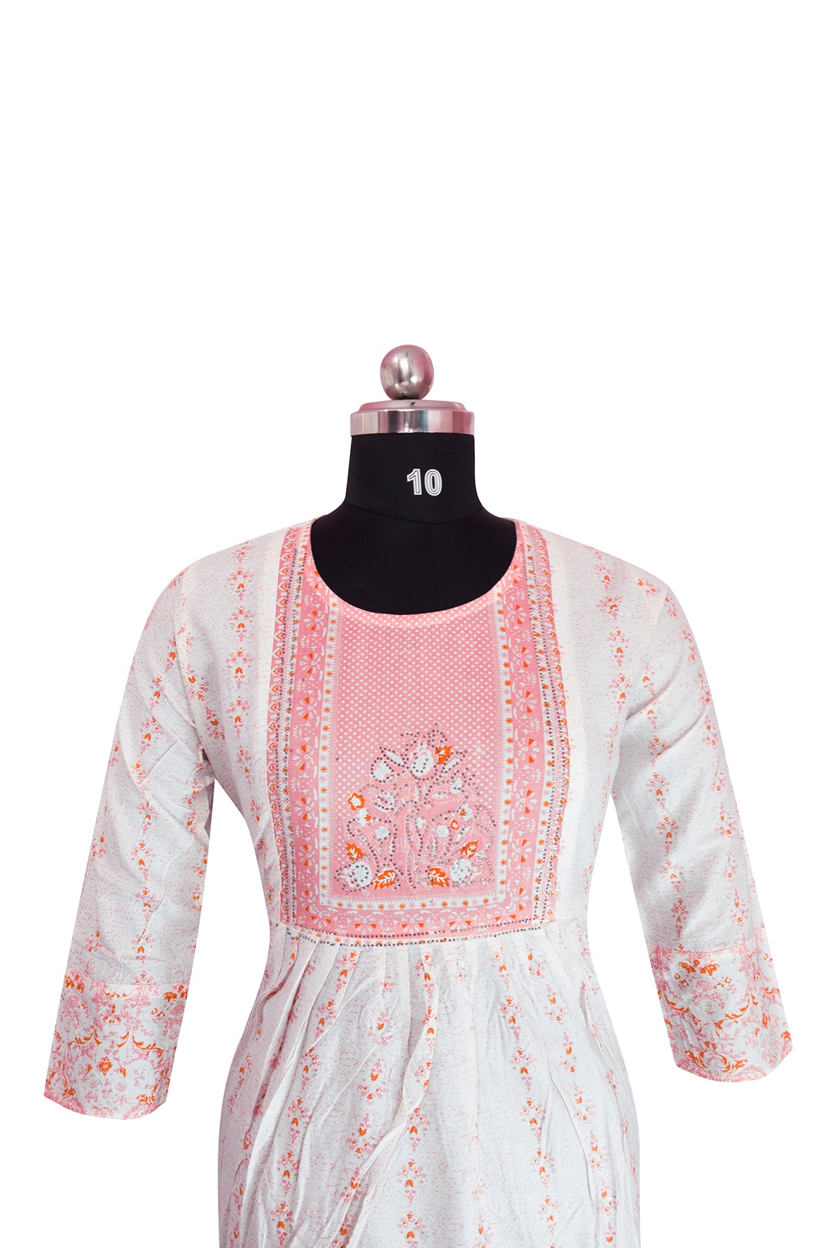 3\4 sleeve Kurta Cotton Fabric
