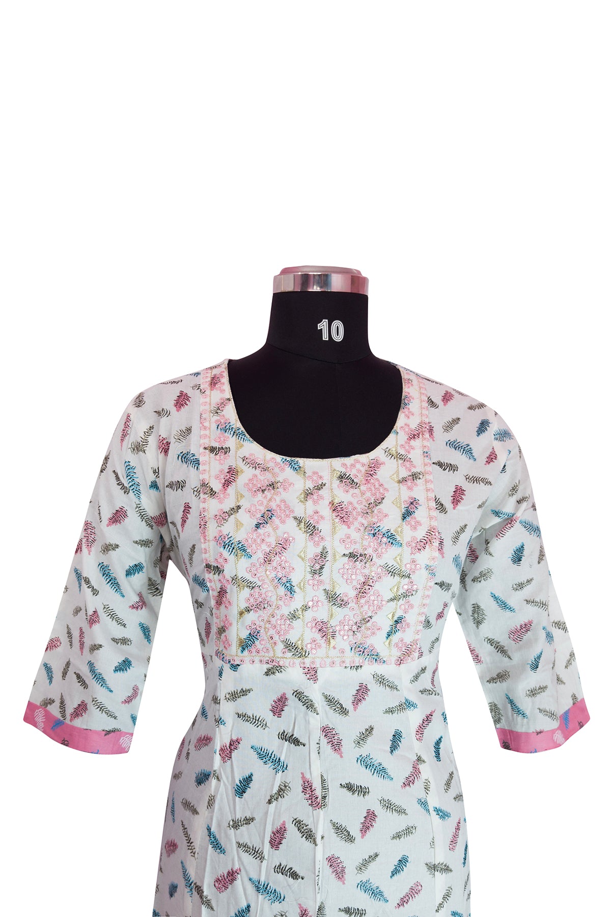 3\4 sleeve Kurta Rayon Fabric