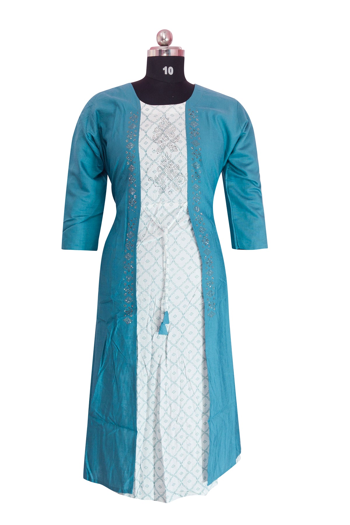 3\4 sleeve western Kurta Rayon Fabric