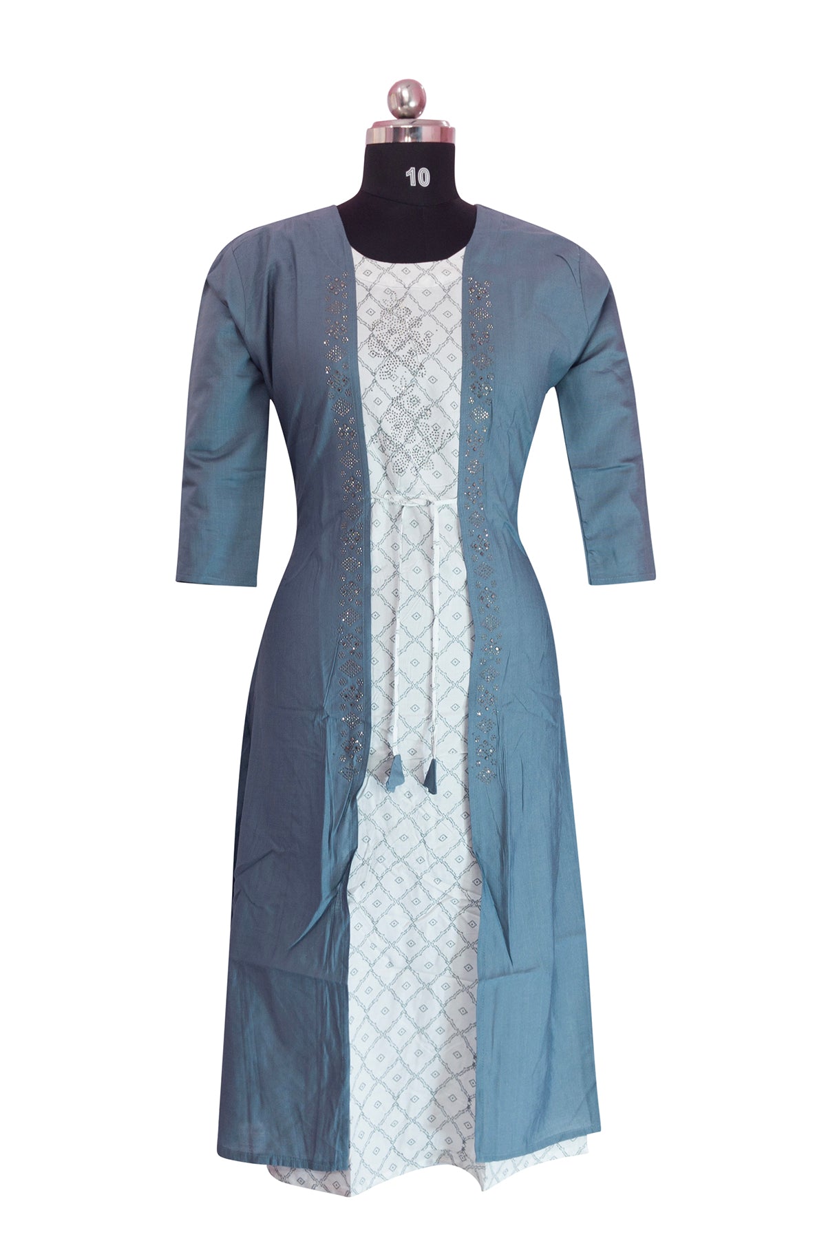 3\4 sleeve western Kurta Rayon Fabric