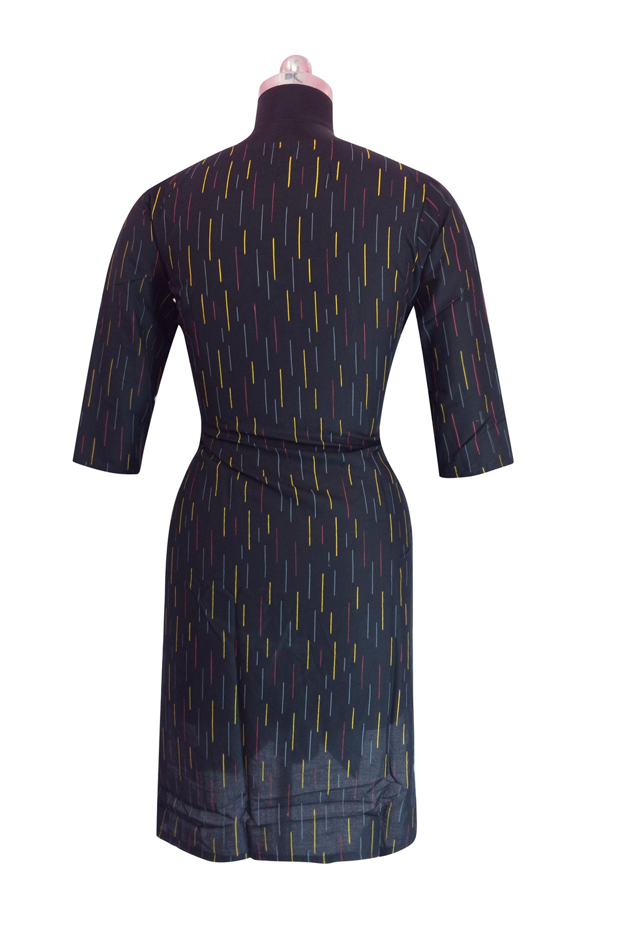 3\4 sleeve Kurta Set with Ethnic Palazzo Pants Rayon Fabric