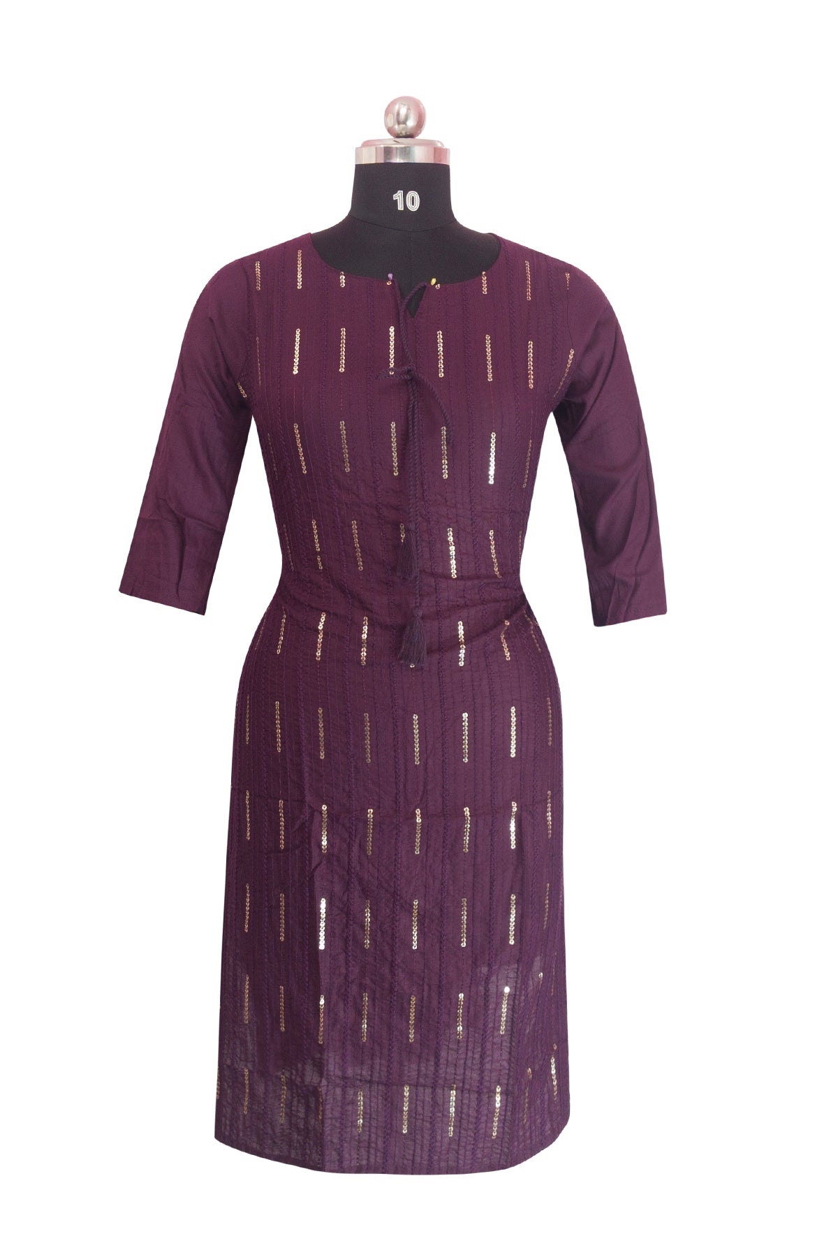 3\4 sleeve Kurthi Rayon Fabric