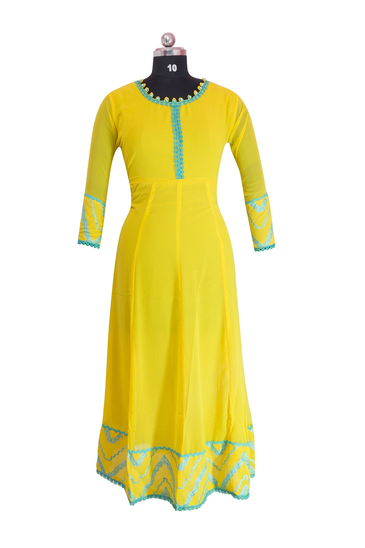 Long Kurta & Dupatta set georgette fabric