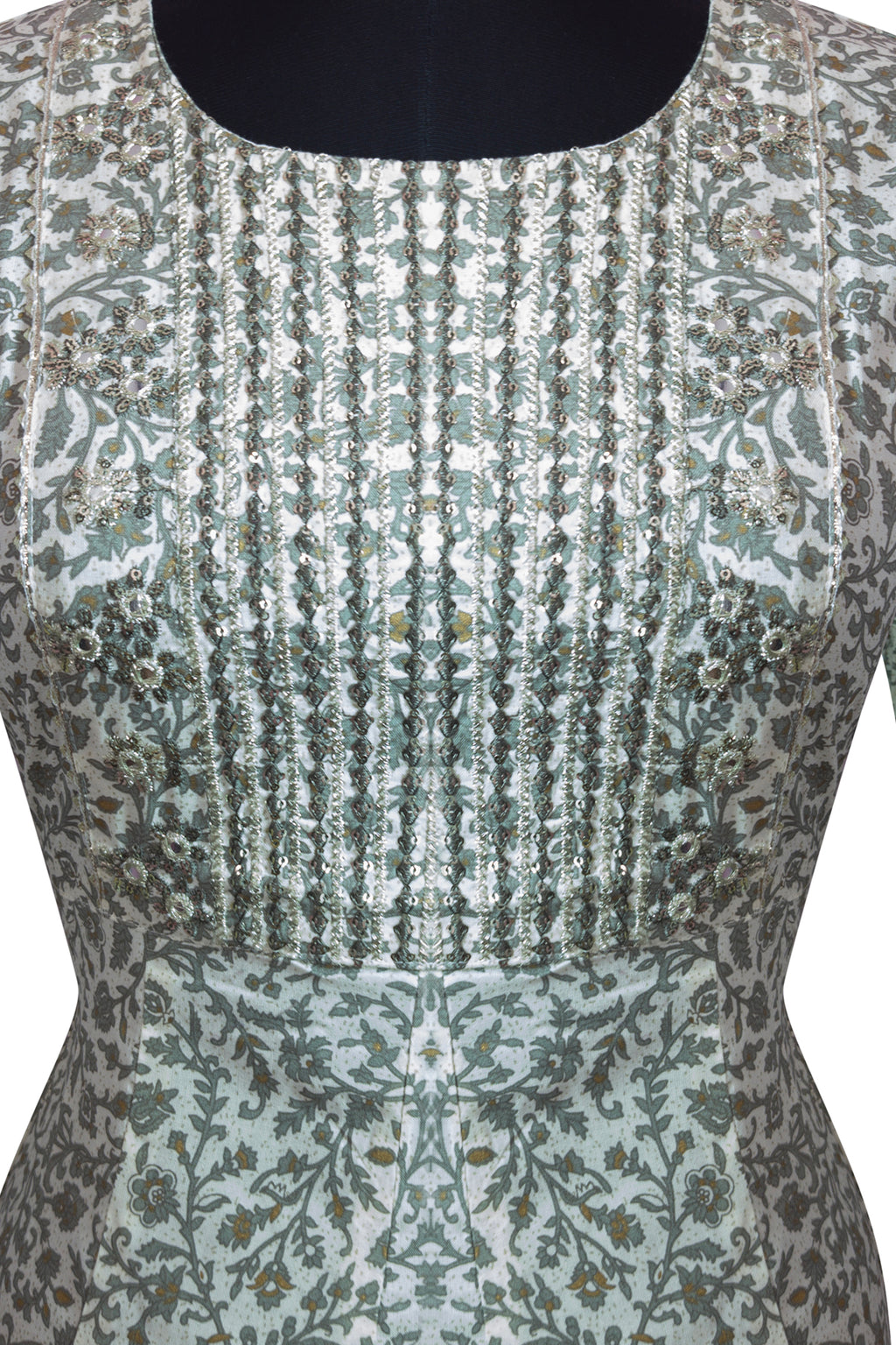 3\4 sleeve Long Kurta  Cotton Fabric