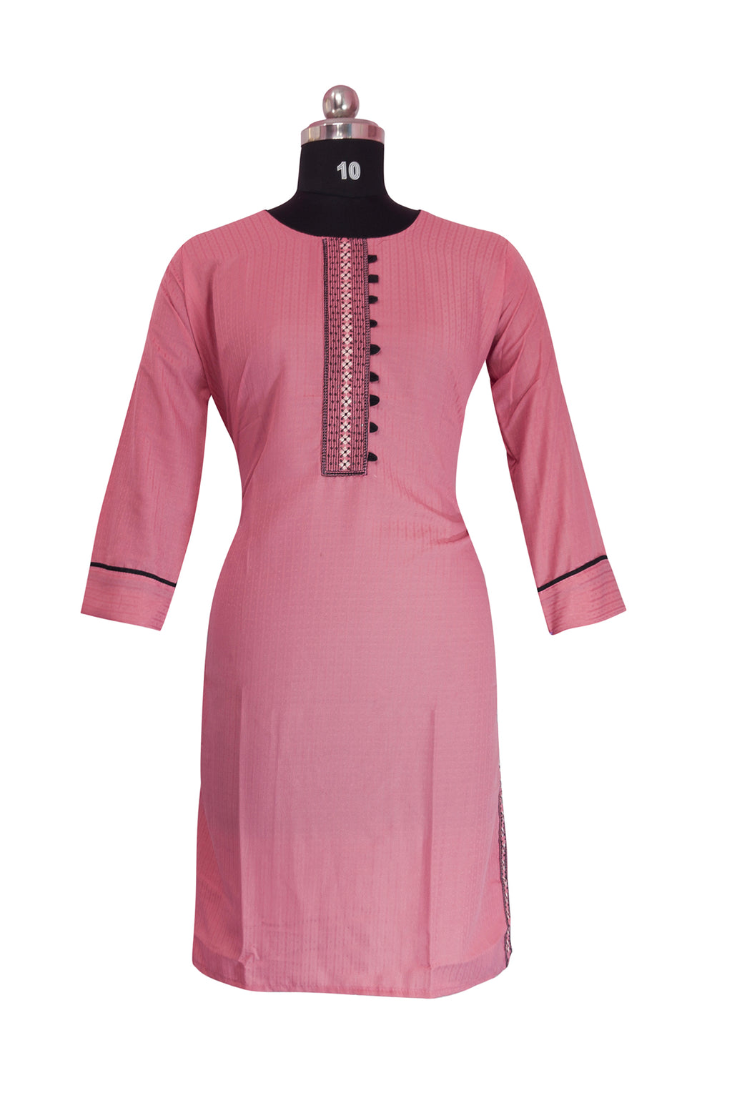3\4 sleeve  Kurta Rayon Fabric