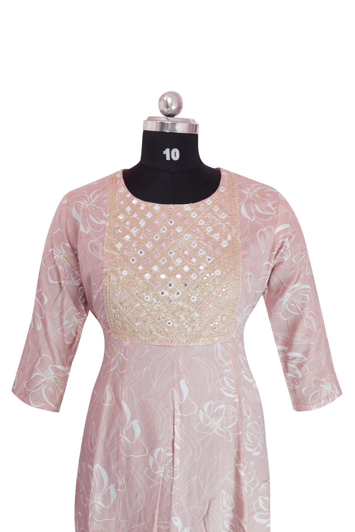 3\4 sleeve Kurta Rayon Fabric