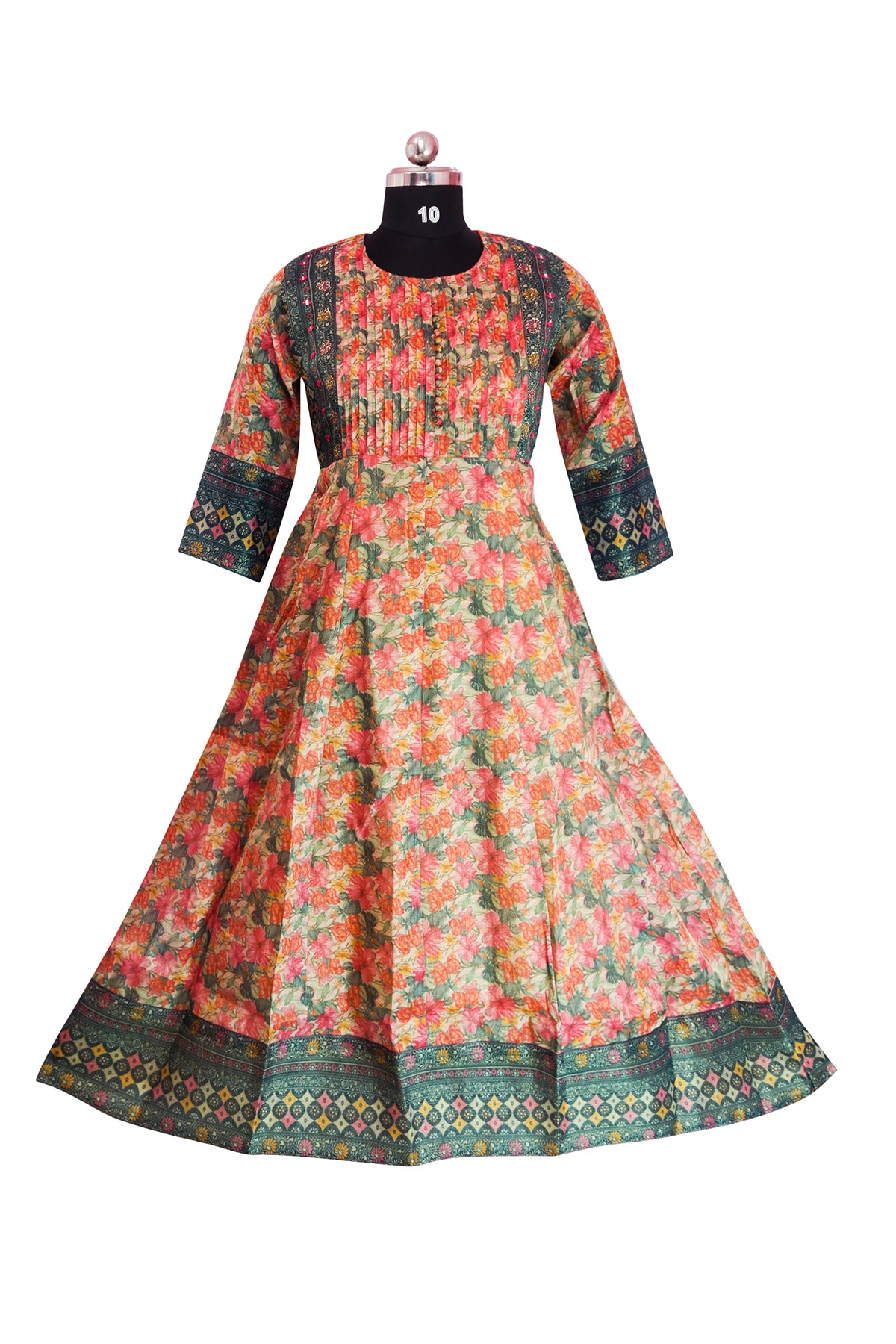 Long Kurta chanderi silk
