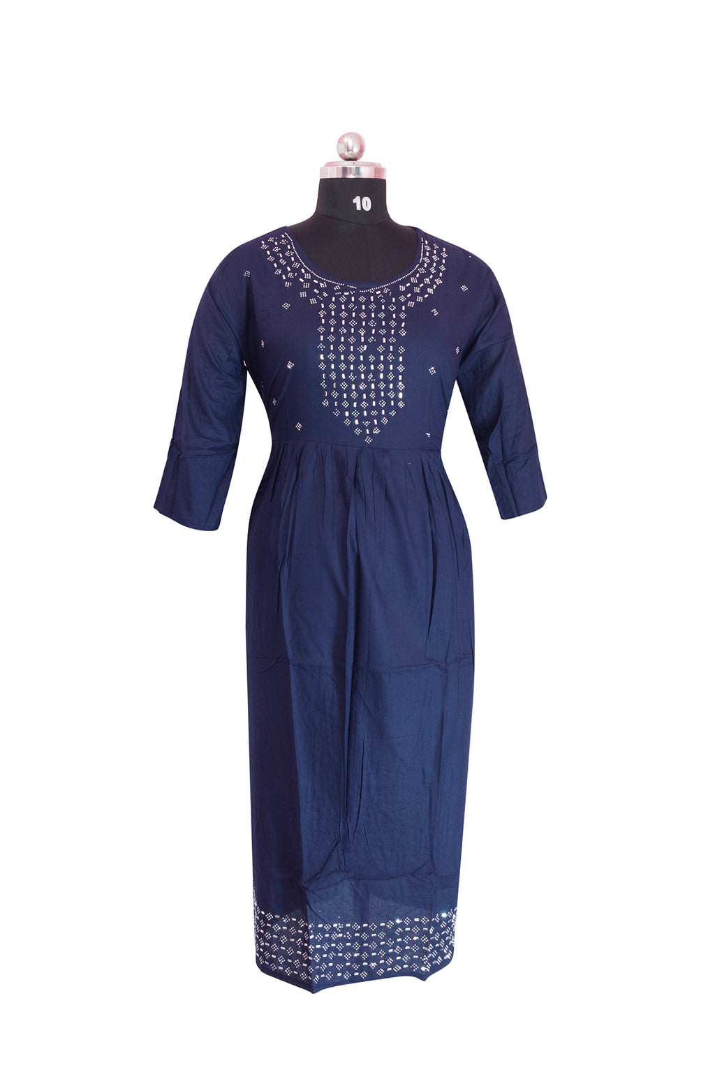 3\4 sleeve Kurta Rayon Fabric