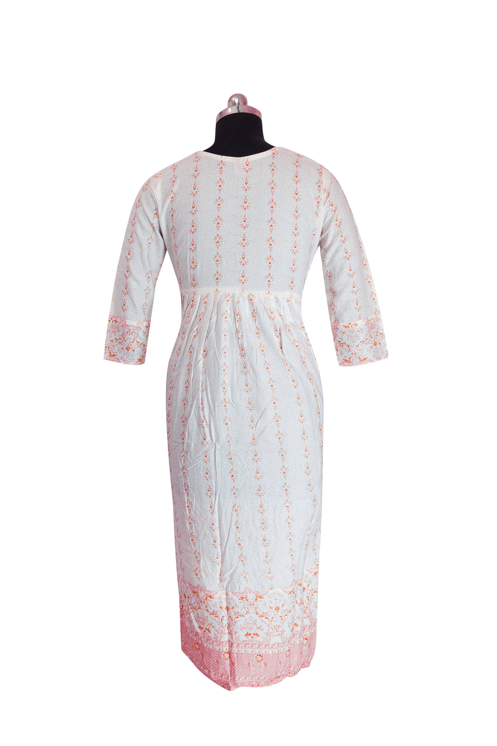 3\4 sleeve Kurta Cotton Fabric