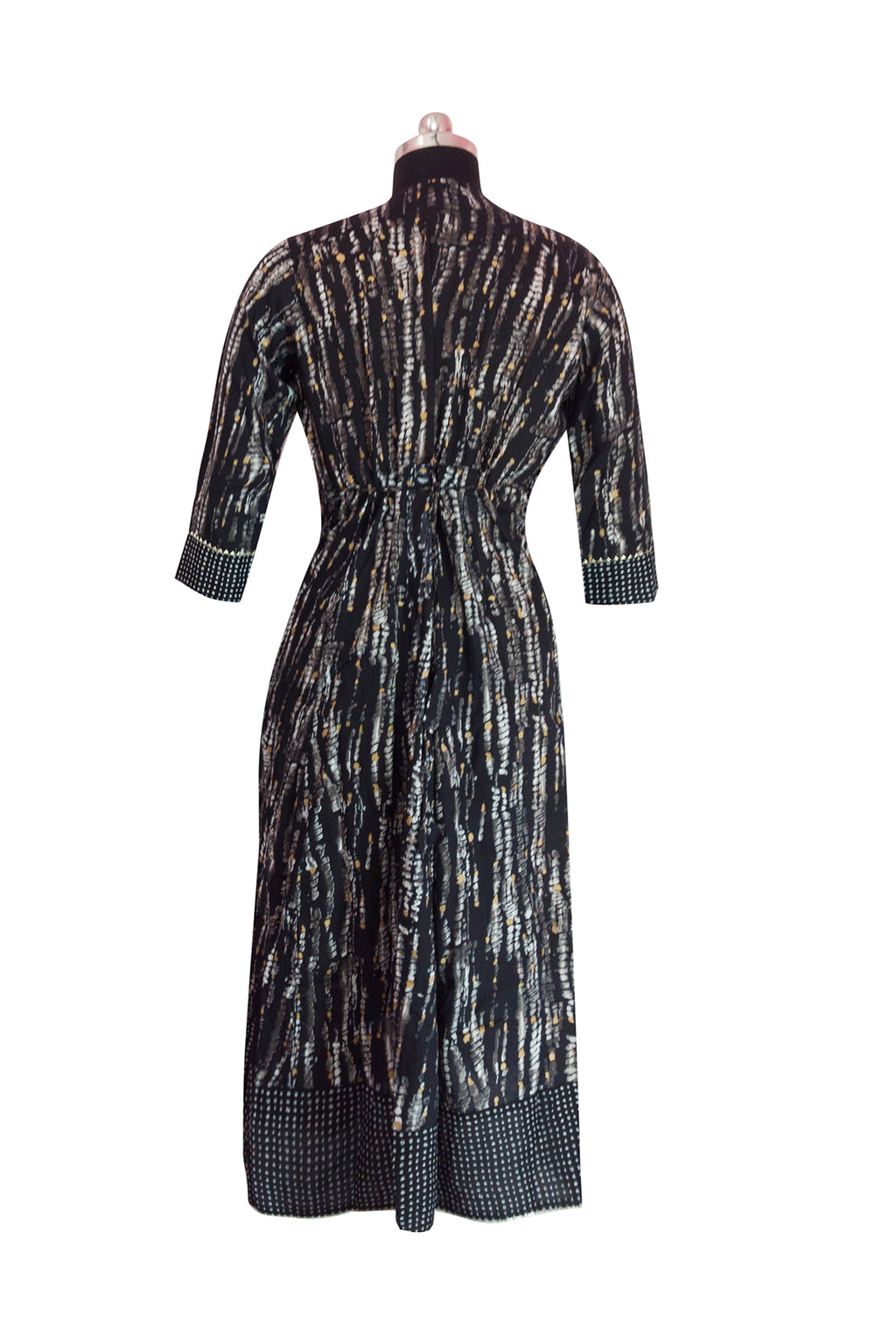 3\4 sleeve Long Kurta Rayon Fabric