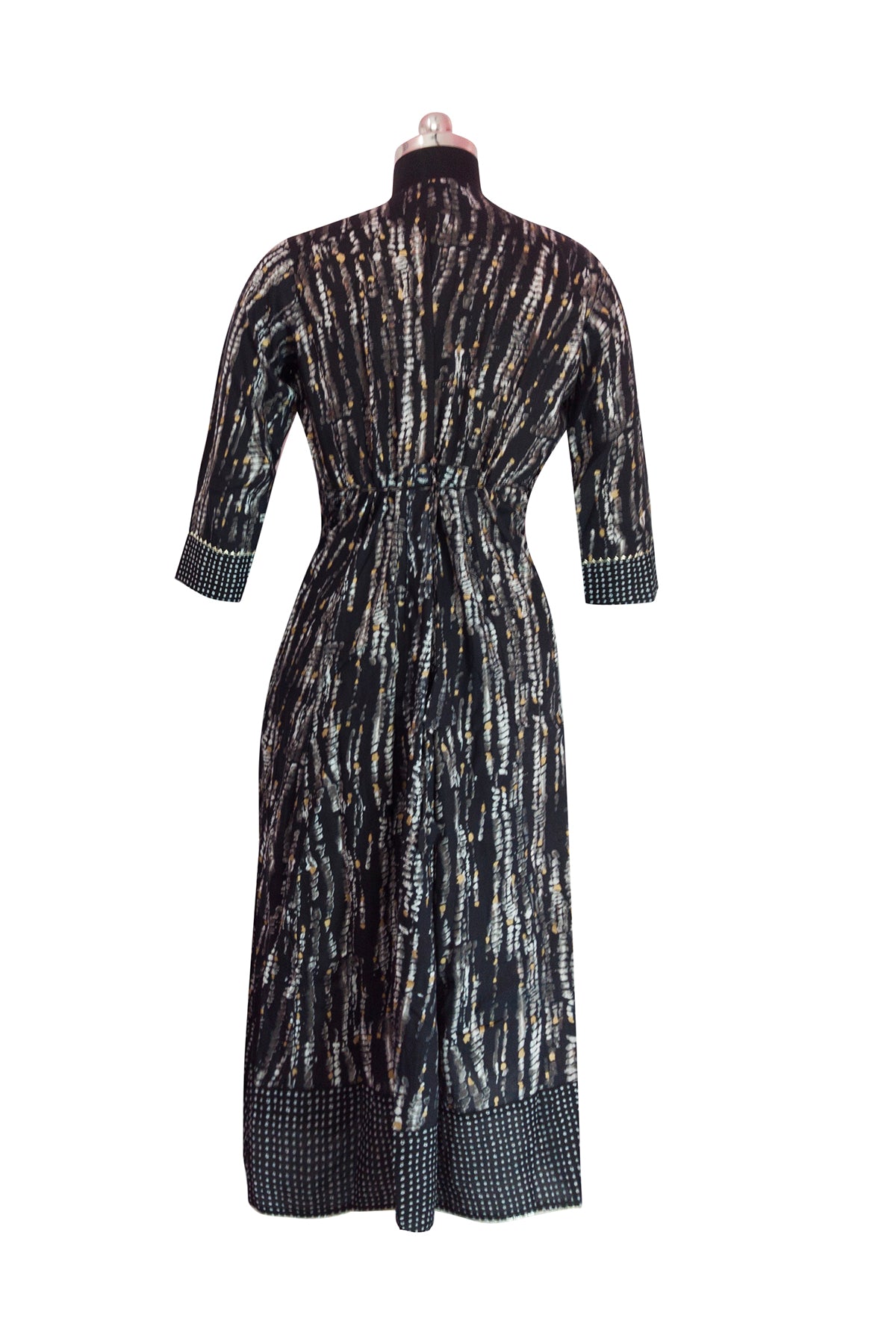 3\4 sleeve Long Kurta Rayon Fabric