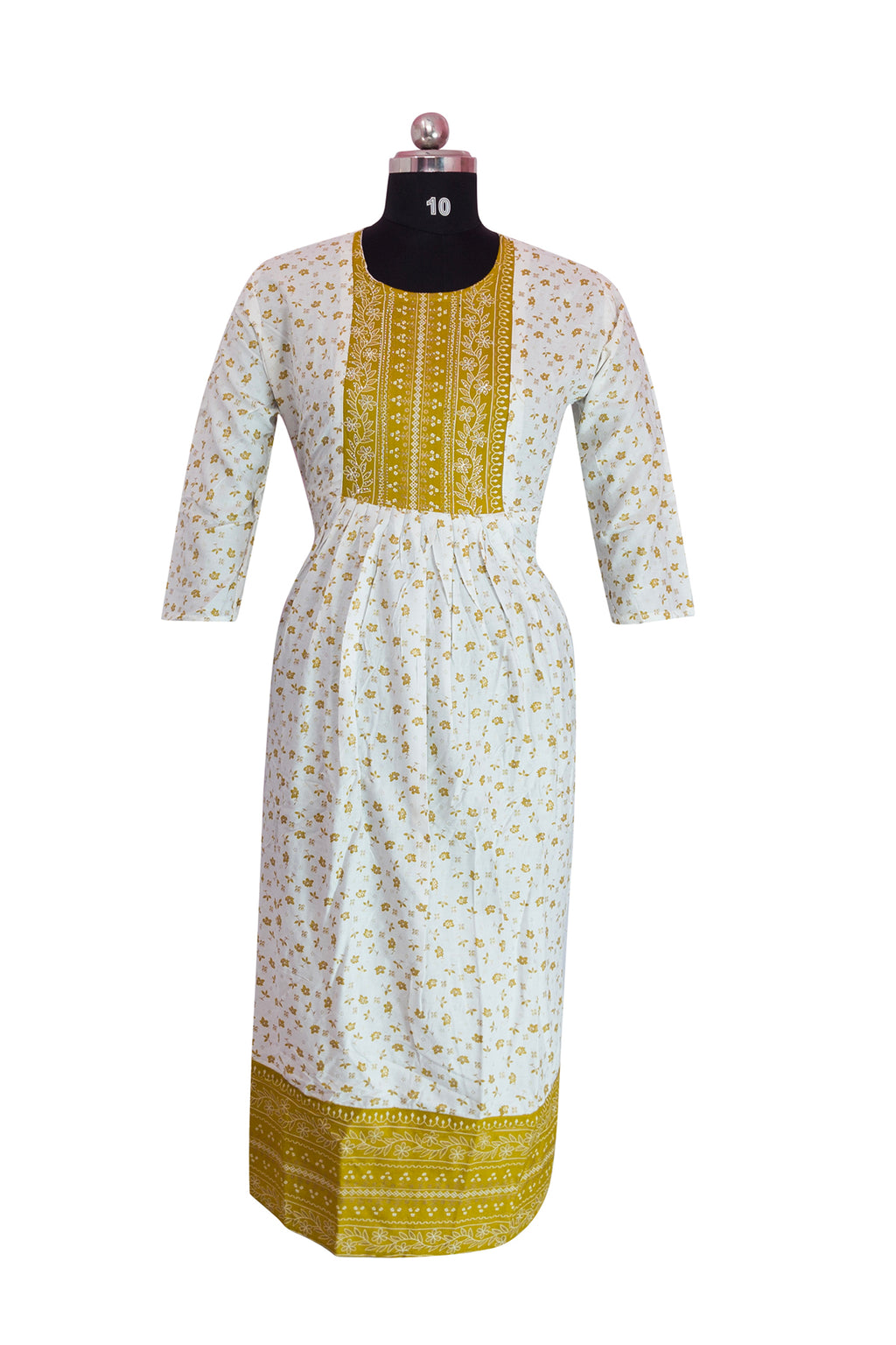 3\4 sleeve Kurta Rayon Fabric