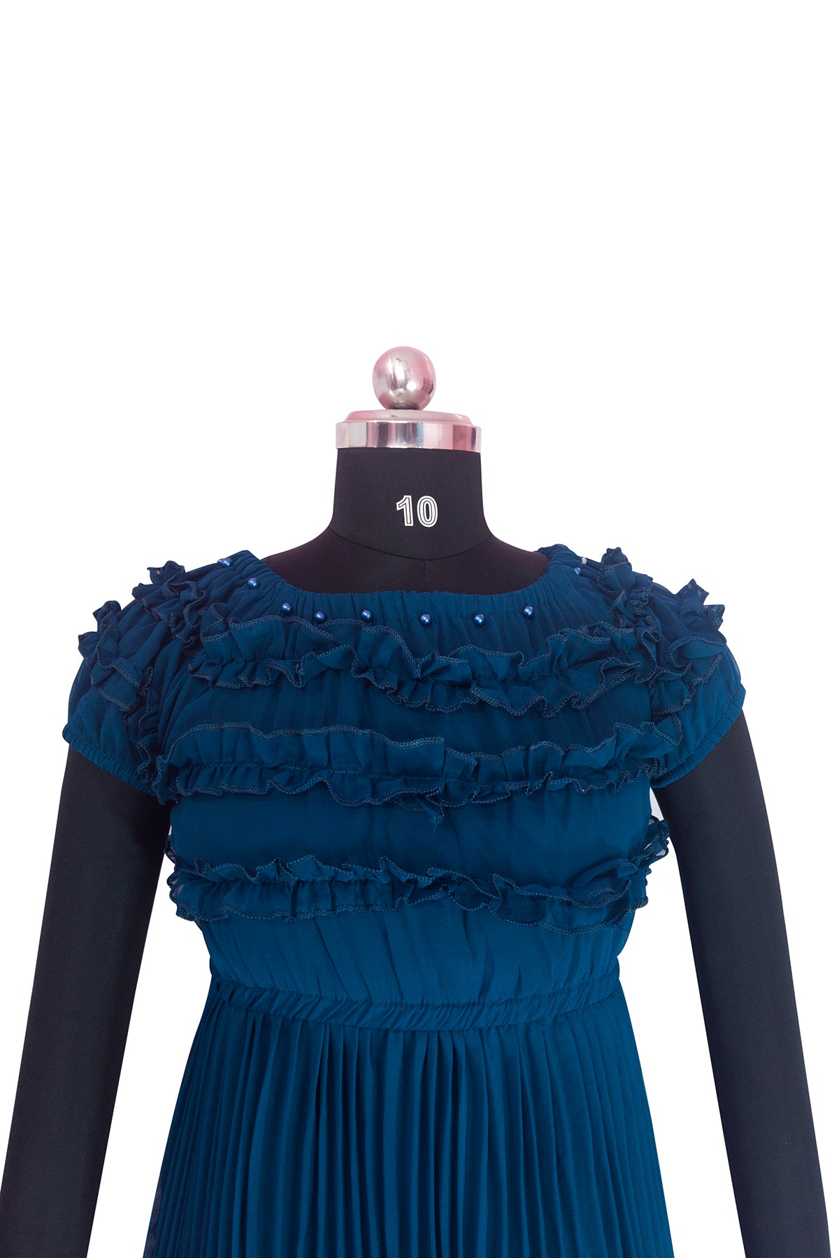 western long top georgette fabric