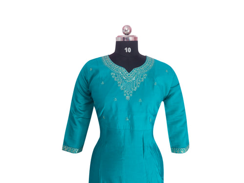3\4 sleeve  Kurta Rayon Fabric