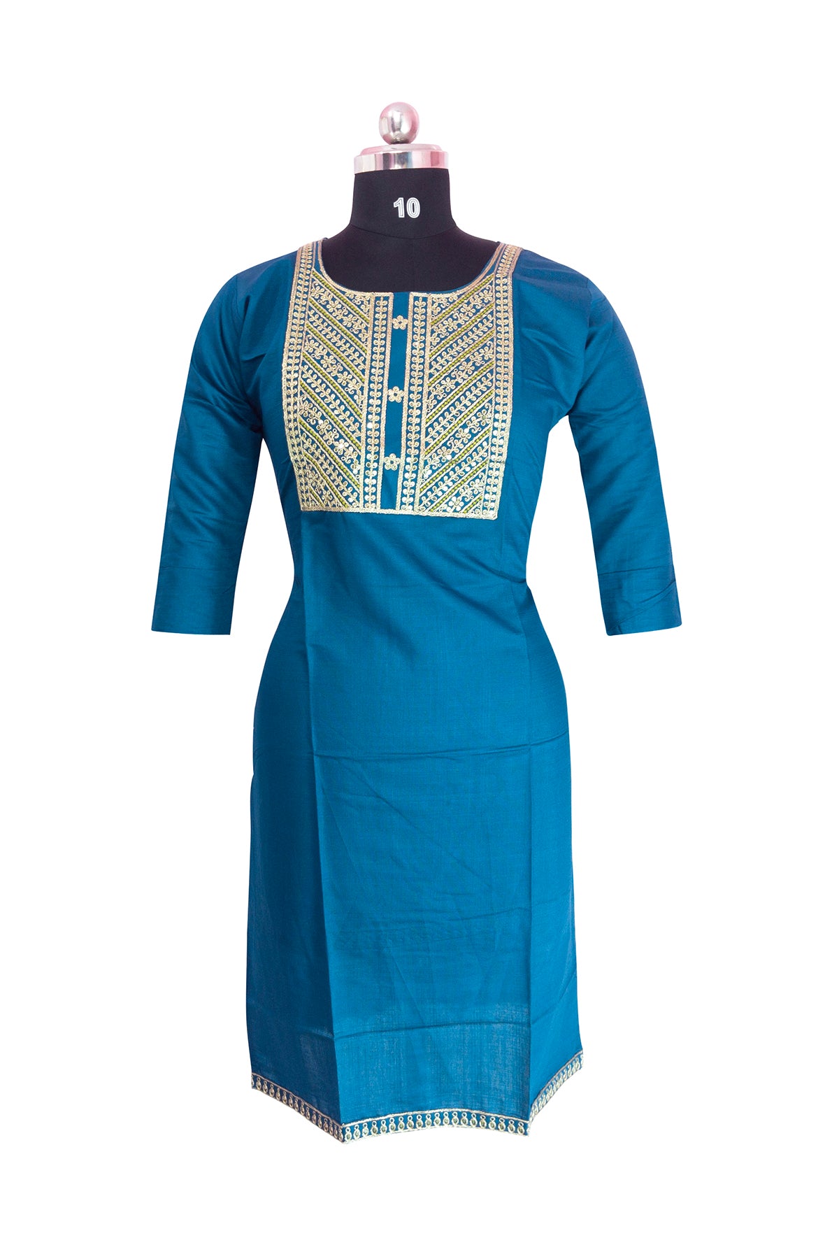 3\4th sleeve  Kurthi vatican fabric