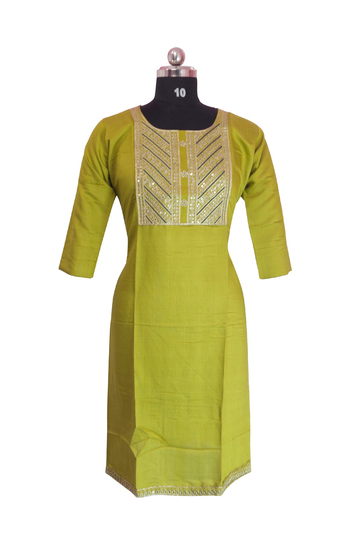 3\4th sleeve  Kurthi vatican fabric