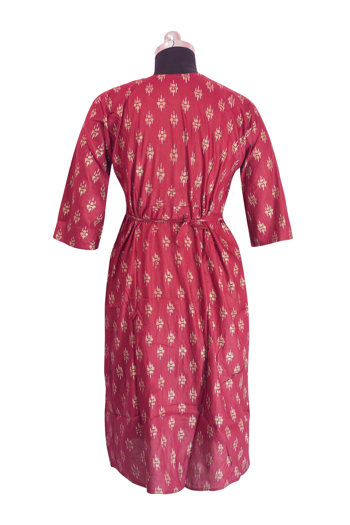 3\4th sleeve kurthi Rayon Fabric
